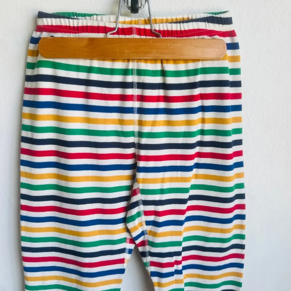 Hanna Andersson Two Piece Pajamas Classic Twee Organic Kidcore Cotton Striped S - Picture 5 of 11